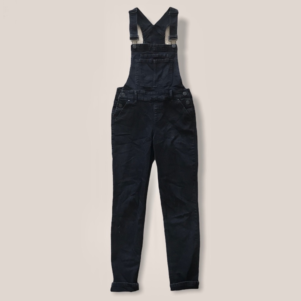 Urban Outfitter Cute Black Denim Overall Jumpsuit - Picture 4 of 15
